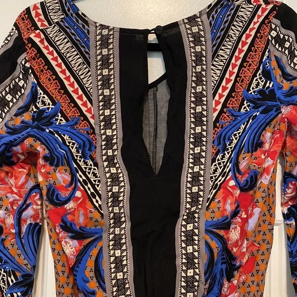 Jealous tomato long sleeve open back romper - Picture 2 of 2